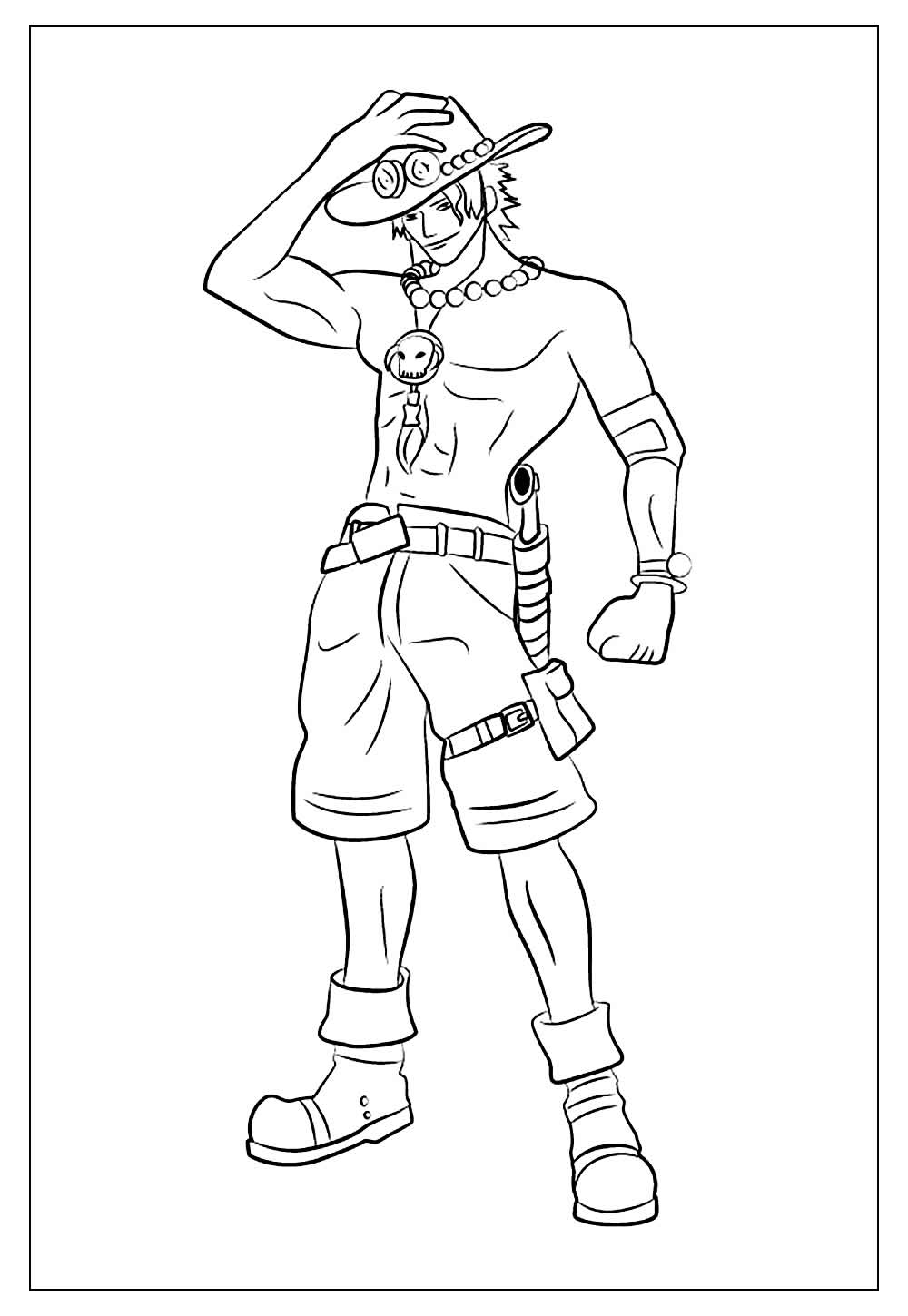 Desenhos do One Piece para Colorir e Pintar - Tudo Para Colorir