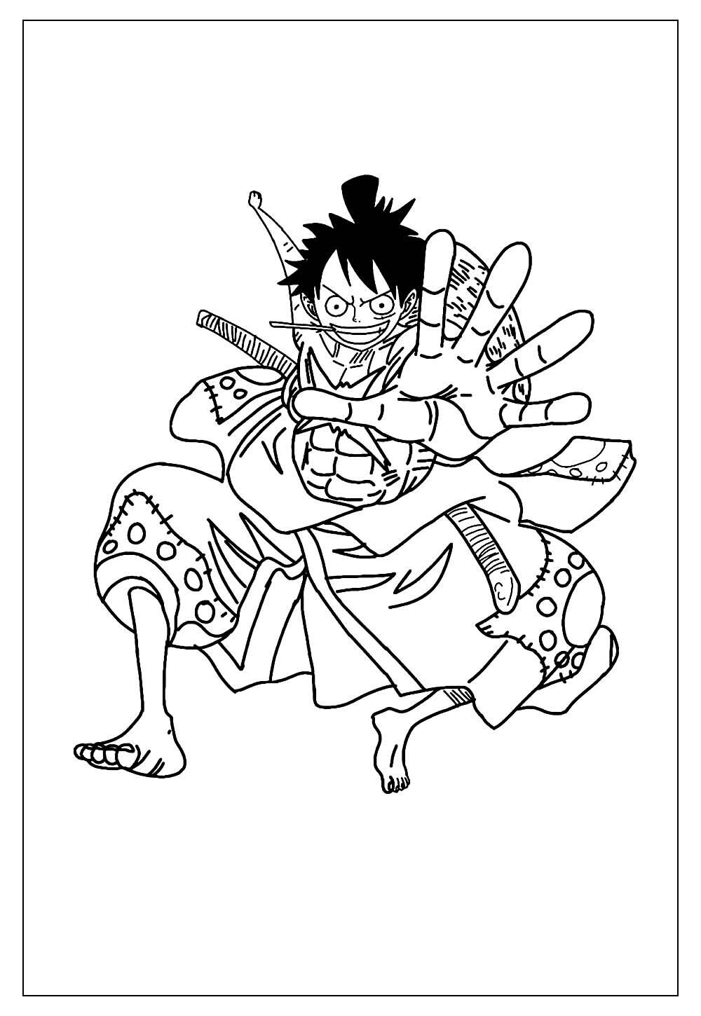 Desenho de Luffy para Colorir - Colorir.com