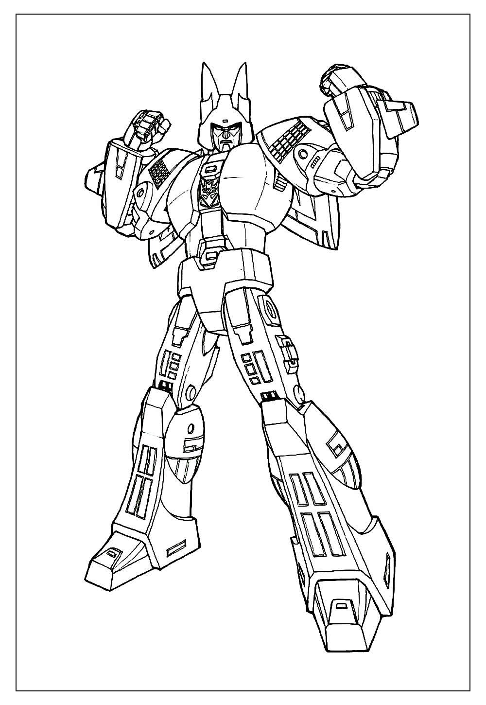Desenhos dos Transformers - Modelos para Colorir