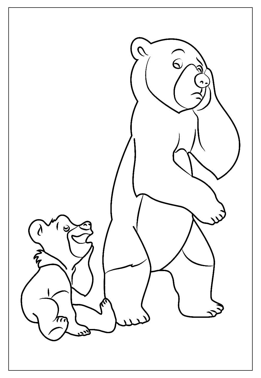 Imprimir desenho de ursos