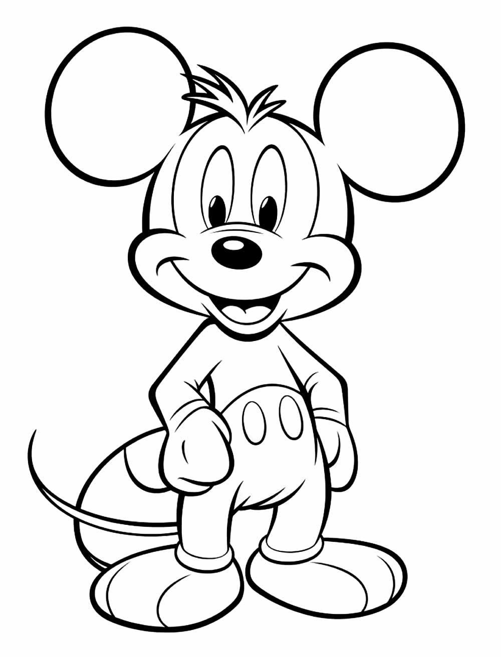 Desenho de Mickey Mouse