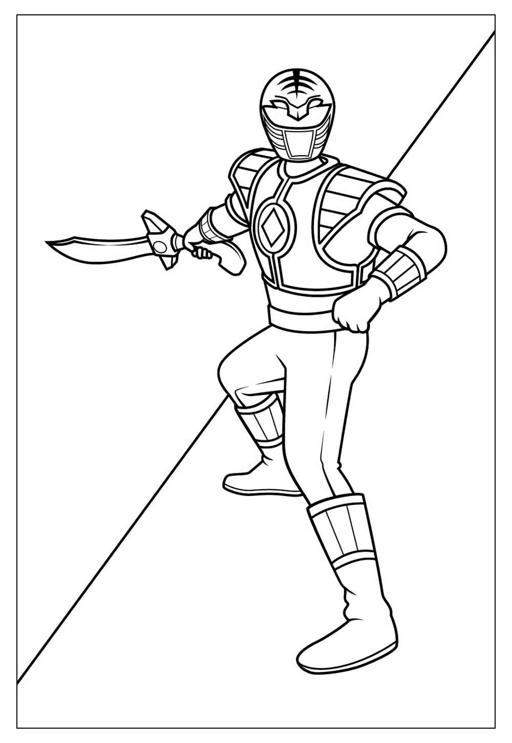 Como desenhar e pintar Ranger Vermelho Power Rangers 