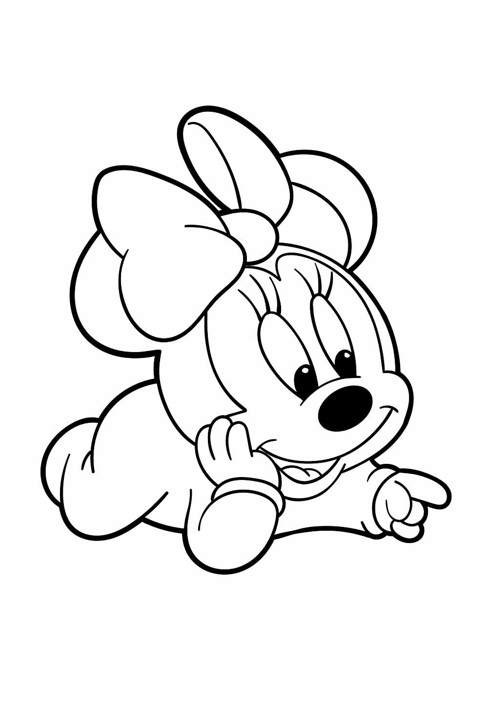 Minnie para colorir