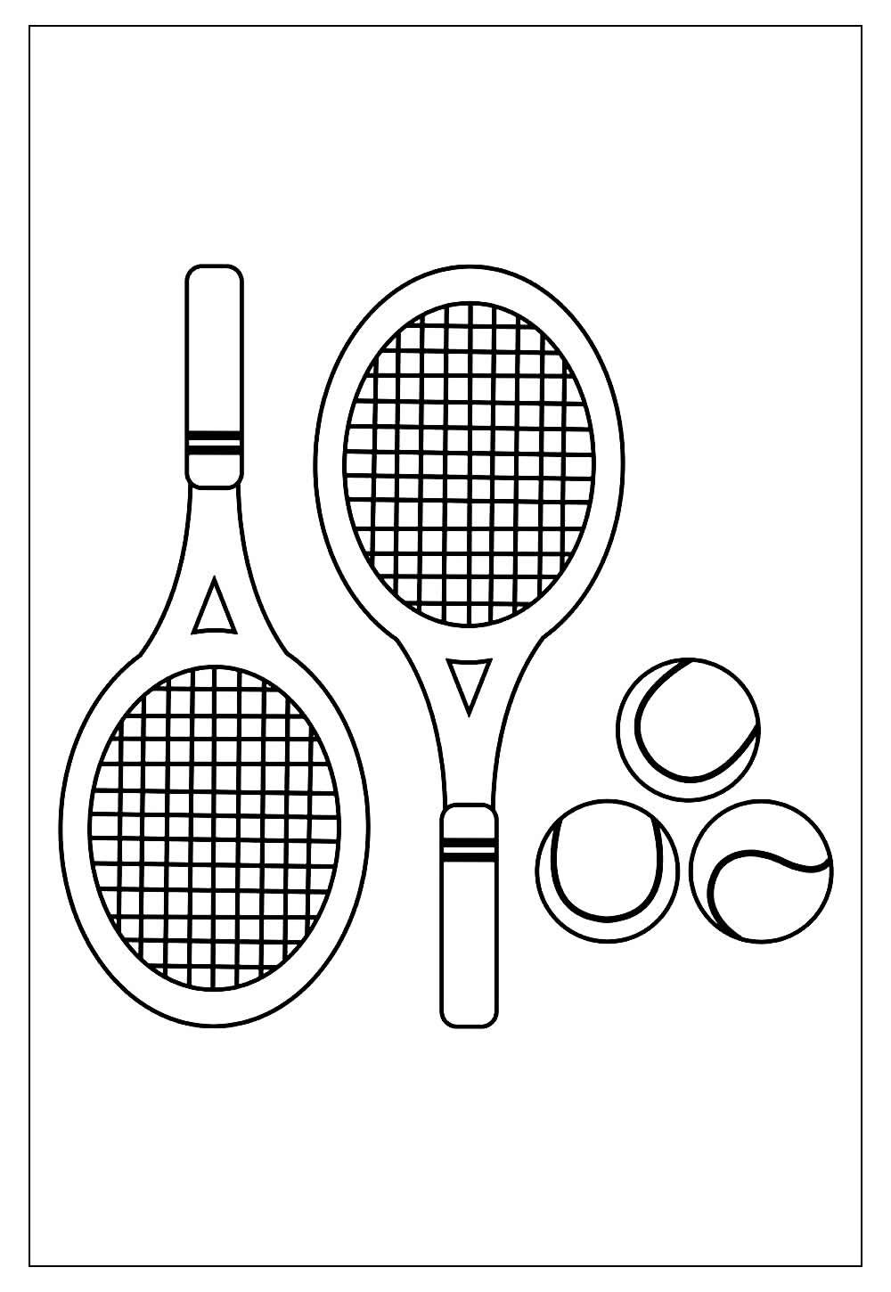 Desenho de Bola de Tênis