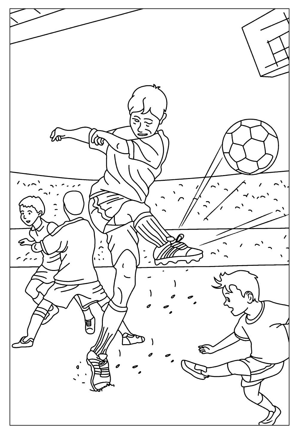 Desenhos De Futebol Para Colorir E Pintar Tudo Para Colorir 9699