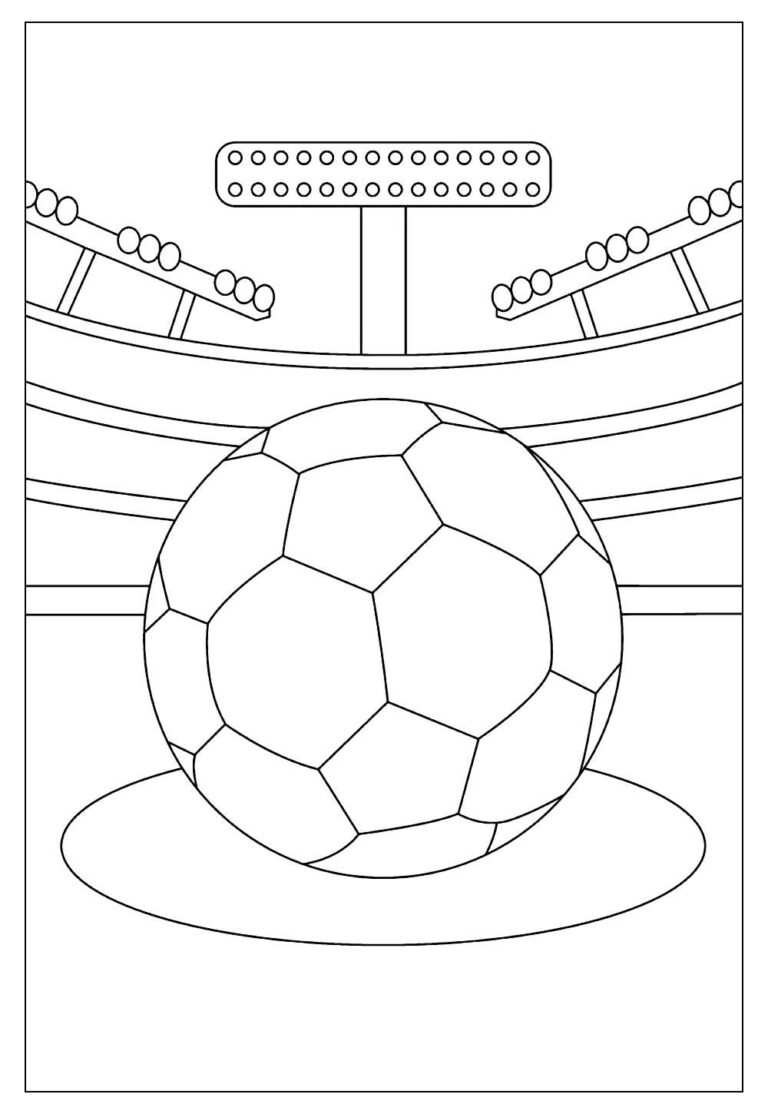 Desenhos de Futebol para Colorir e Pintar - Tudo Para Colorir