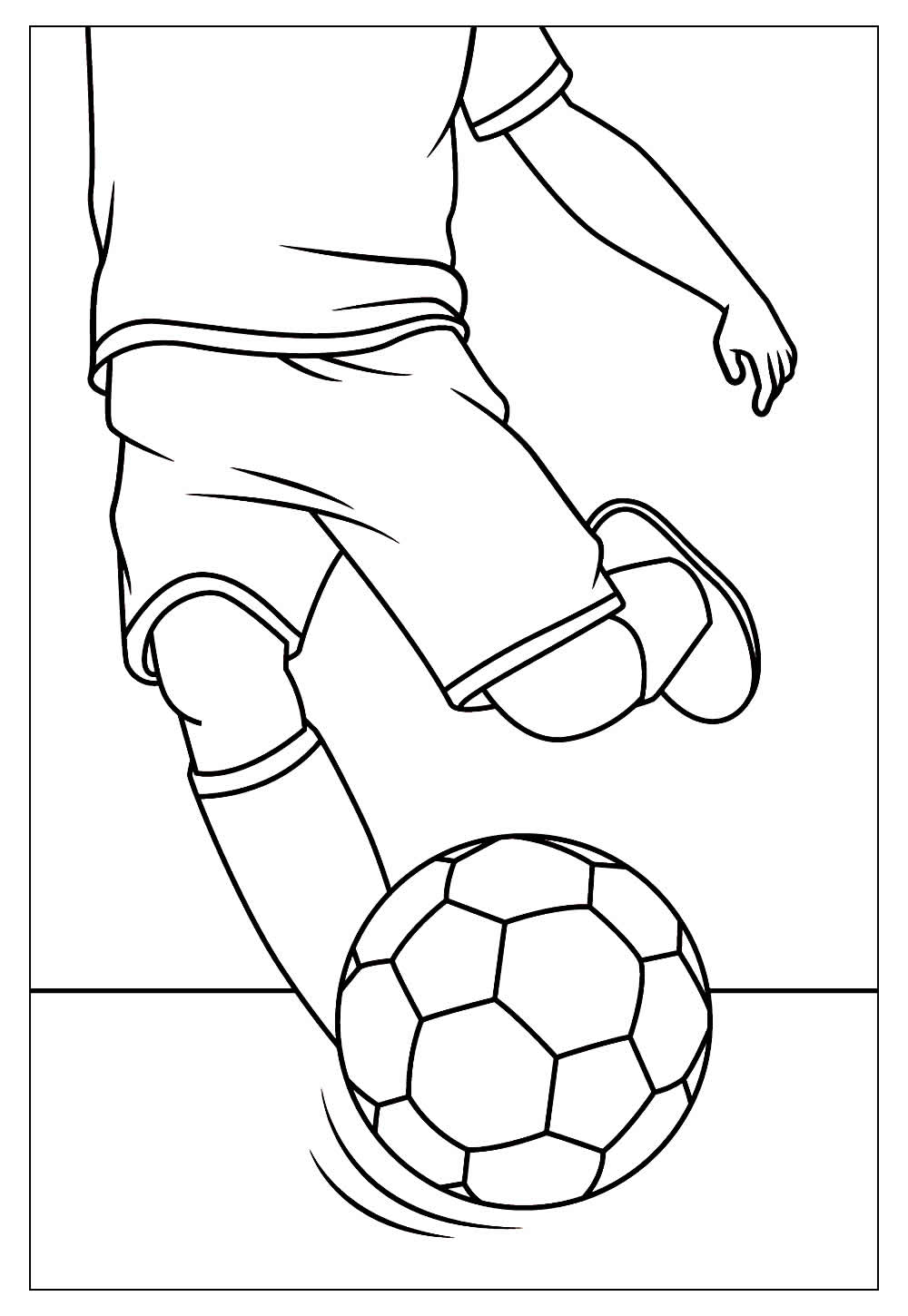 Desenhos de Futebol para Colorir e Pintar - Tudo Para Colorir