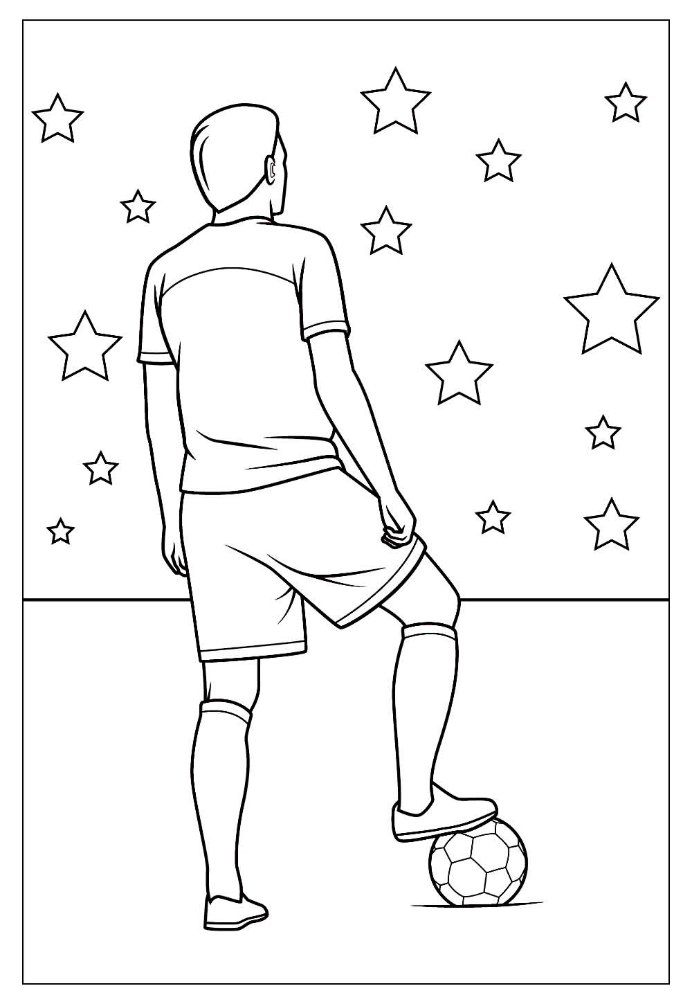 Desenhos De Futebol Para Colorir E Pintar Tudo Para Colorir 4962