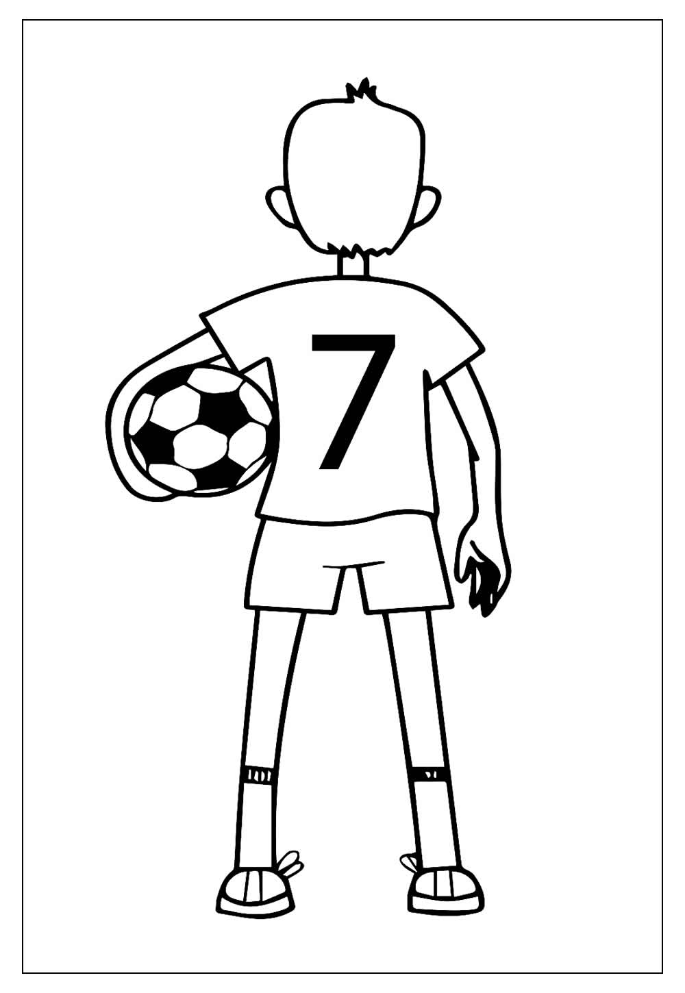 Desenhos de Futebol para Colorir e Pintar - Tudo Para Colorir