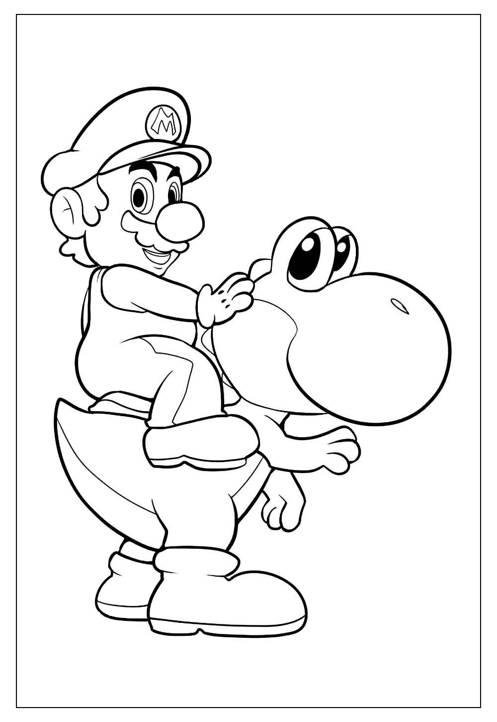 Desenhos do Mario Bros para Colorir e Pintar - Tudo Para Colorir
