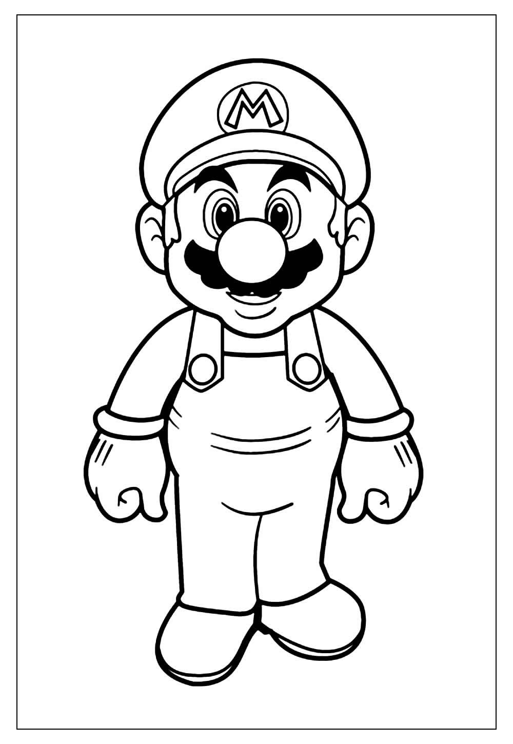 Desenhos do Mario Bros para Colorir e Pintar - Tudo Para Colorir