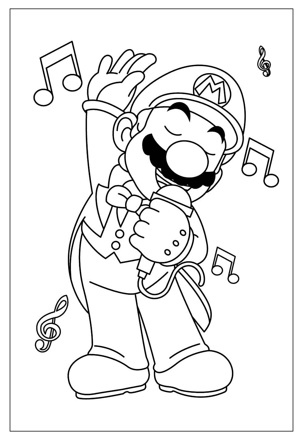 Super Mario – Bowser 02 – Imagens para Colorir