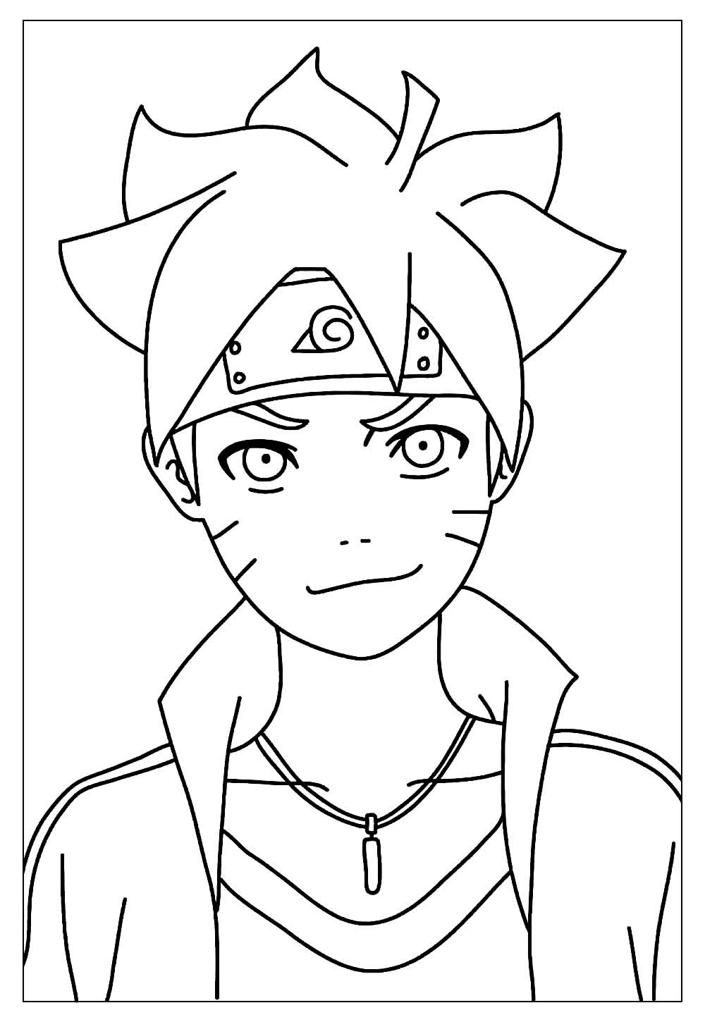Desenhos do Boruto para Colorir e Pintar - Tudo Para Colorir