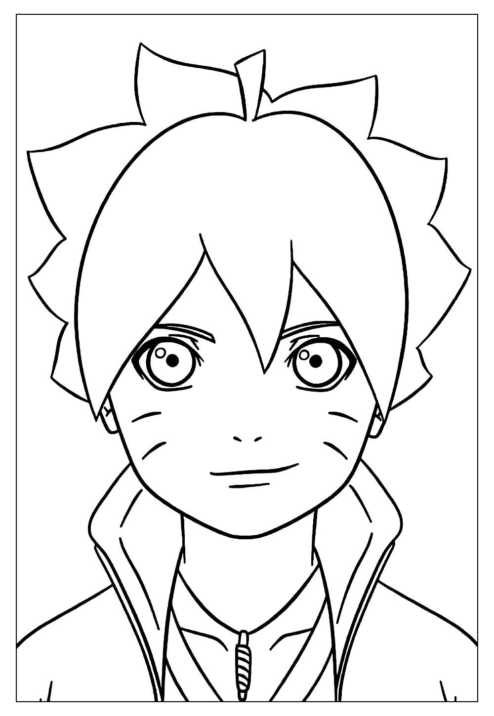 Desenhos Do Boruto Para Colorir E Pintar Tudo Para Colorir