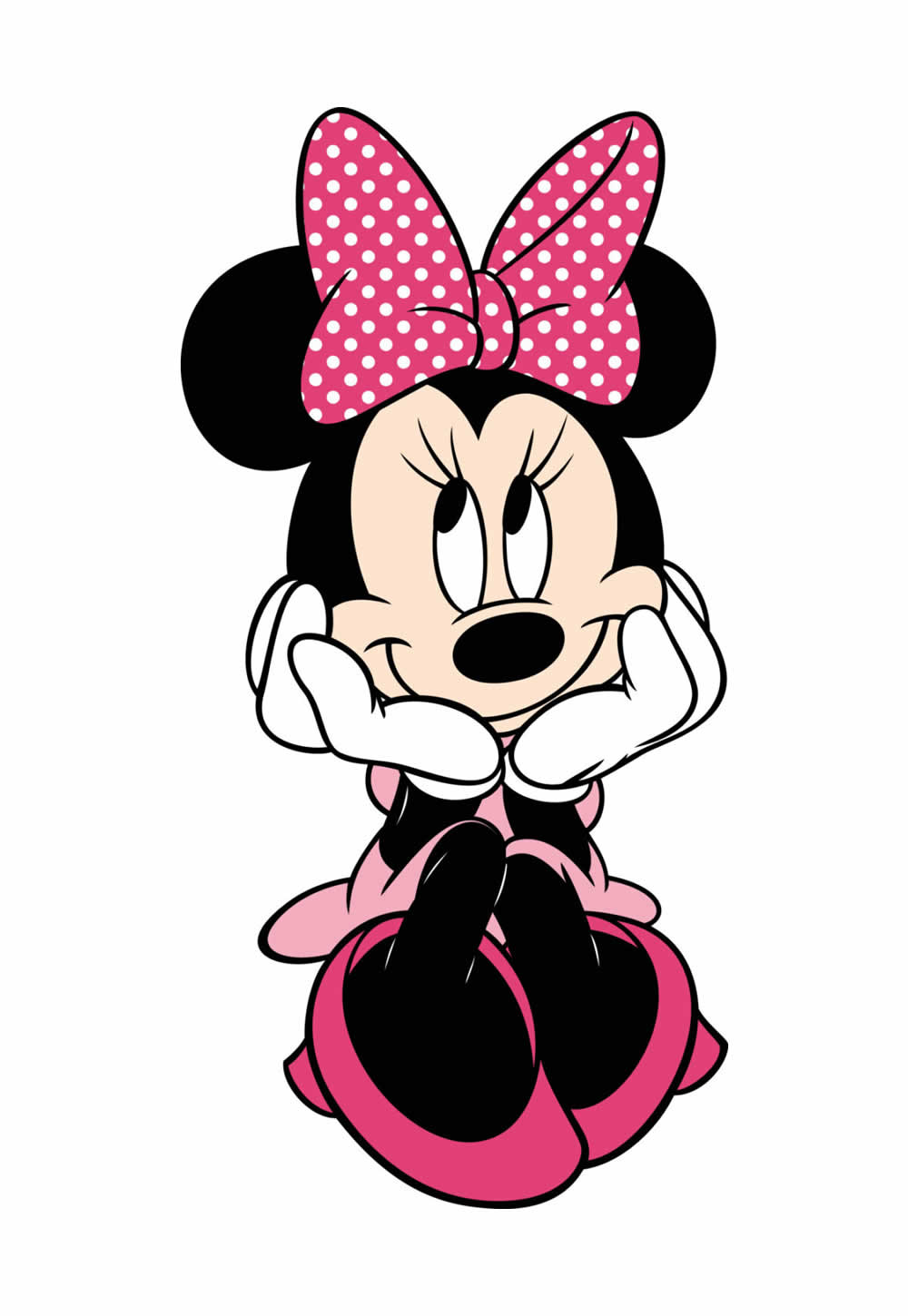 Imagem da Minnie para imprimir