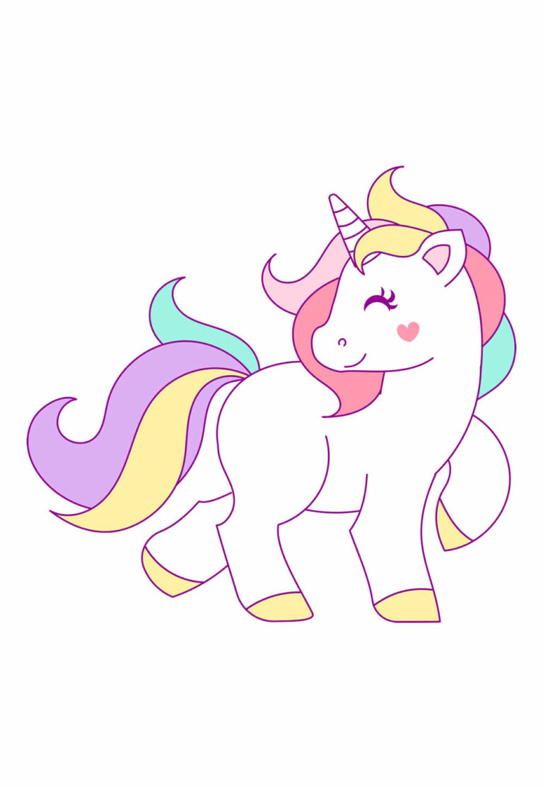 Desenhos de Unicórnio para Colorir e Pintar - Tudo Para Colorir