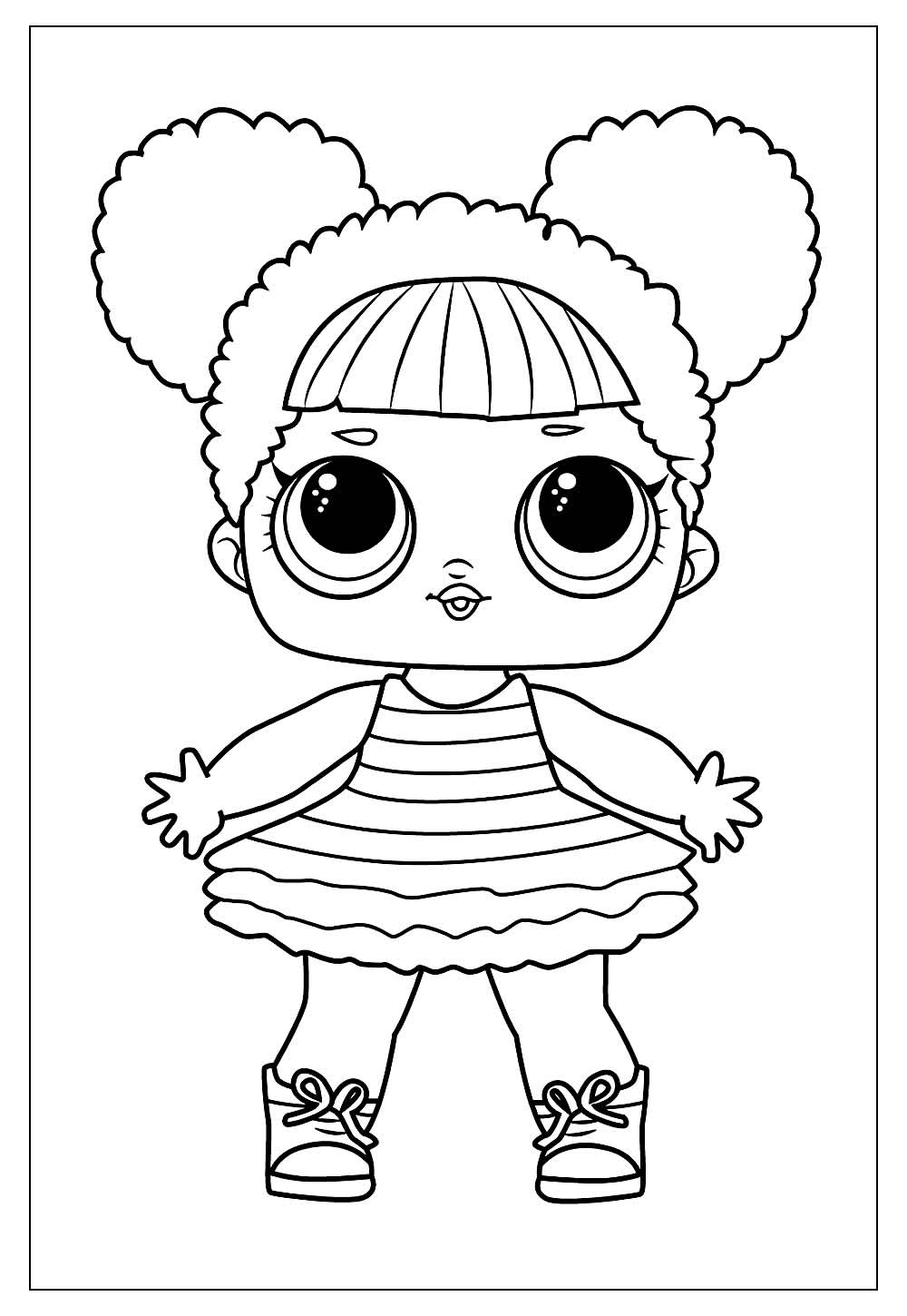Desenhos da LOL Surprise para Colorir e Pintar - Tudo Para Colorir