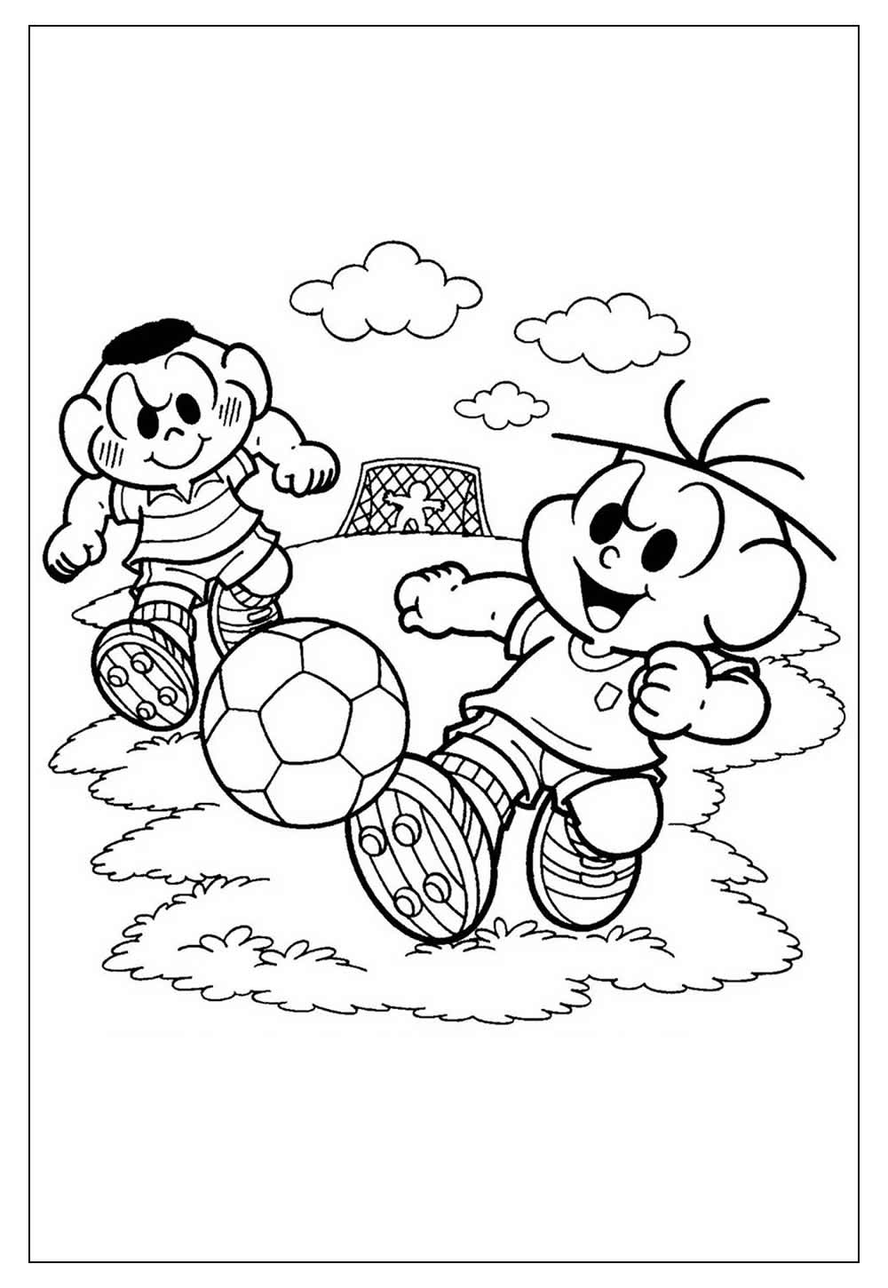 Desenhos da Turma da Mônica para Colorir e Pintar
