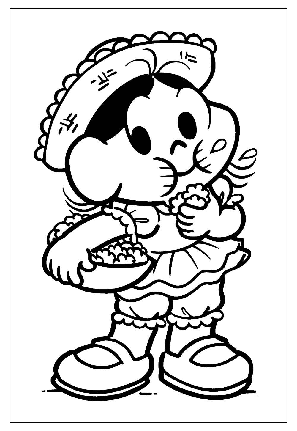 Desenhos da Turma da Mônica para Colorir e Pintar