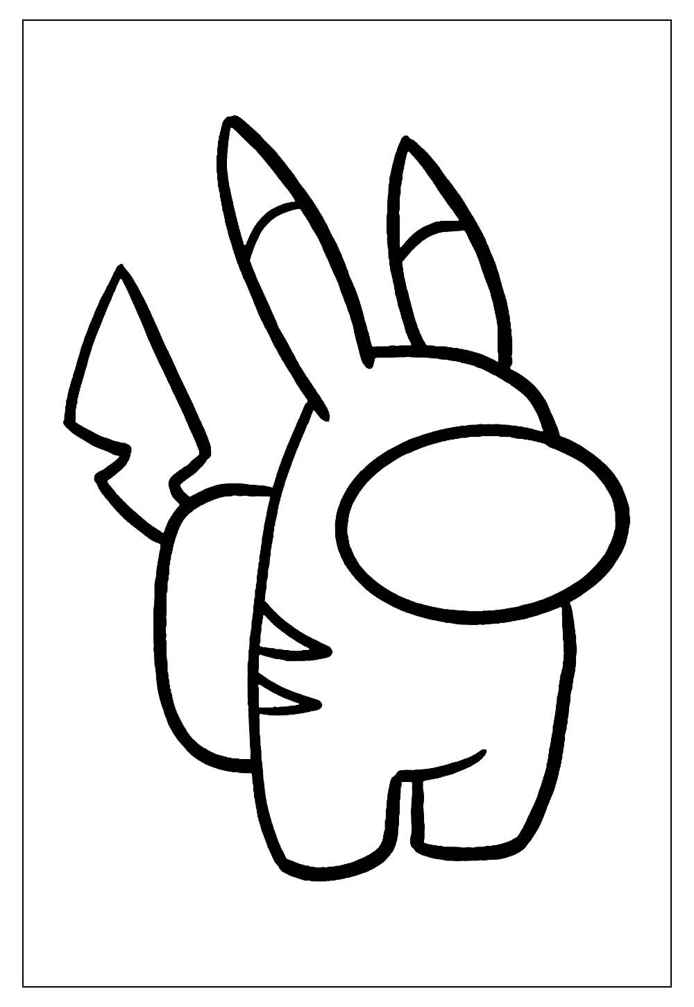 Desenhos do Among Us para Colorir e Pintar - Tudo Para Colorir