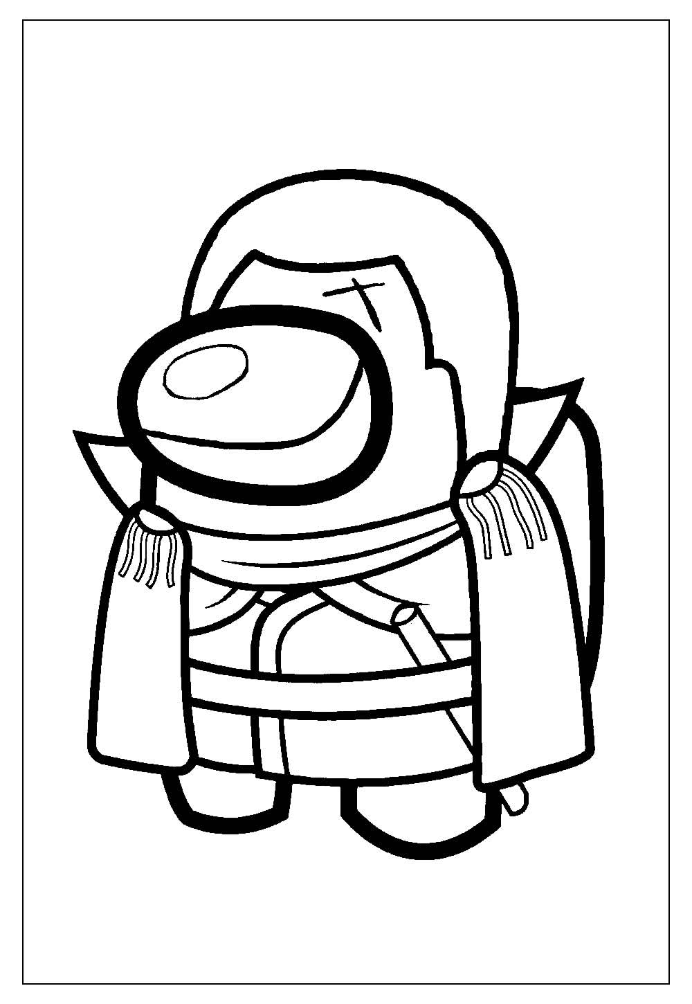 Desenhos do Among Us para Colorir e Pintar - Tudo Para Colorir