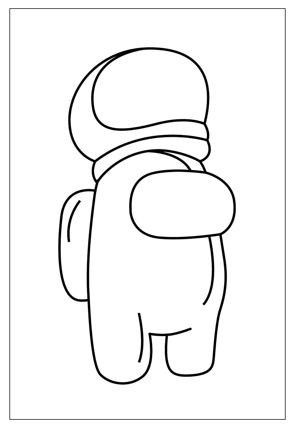 Desenhos do Among Us para Colorir e Pintar - Tudo Para Colorir