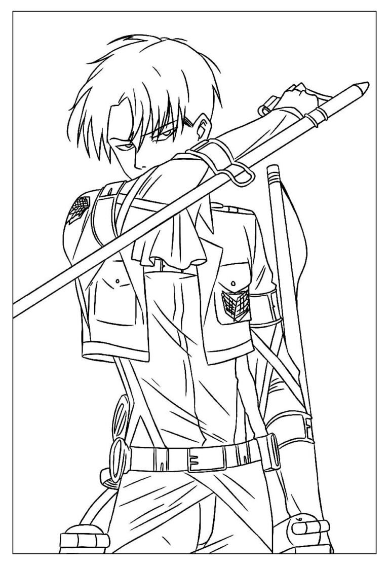Desenhos de Attack on Titan para Colorir e Pintar