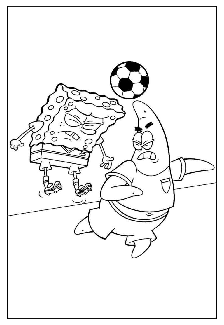 Desenhos do Bob Esponja para Colorir e Pintar - Tudo Para Colorir