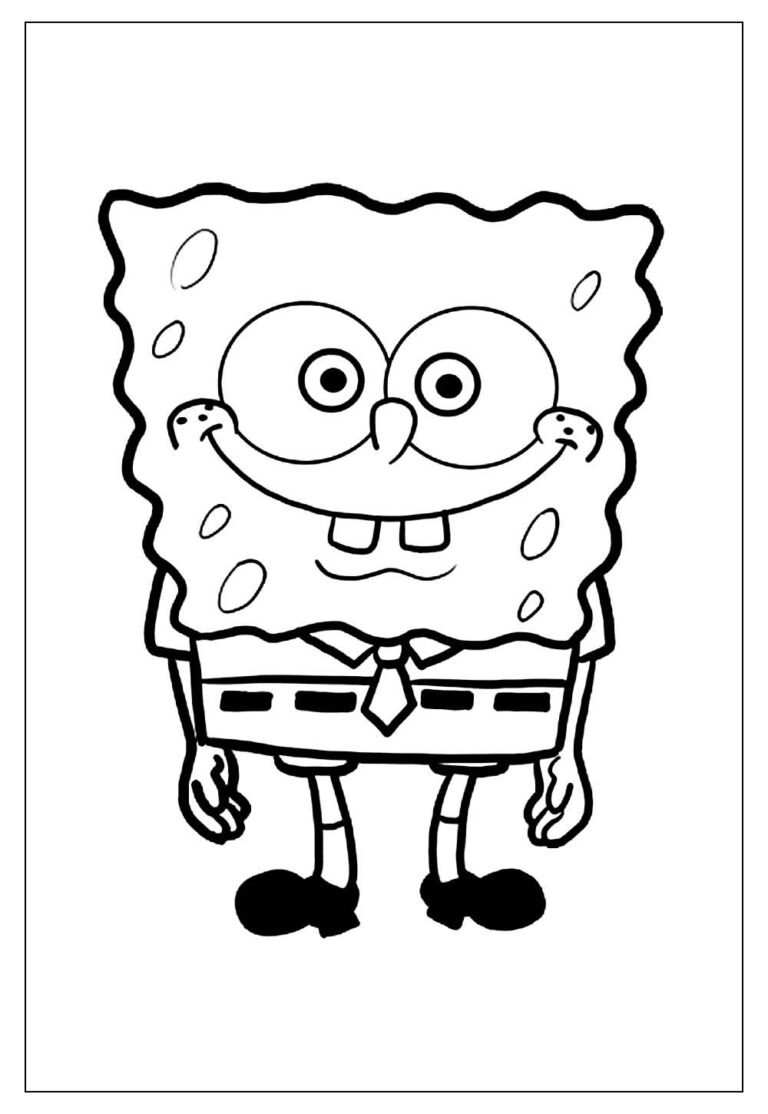 Desenhos do Bob Esponja para Colorir e Pintar - Tudo Para Colorir