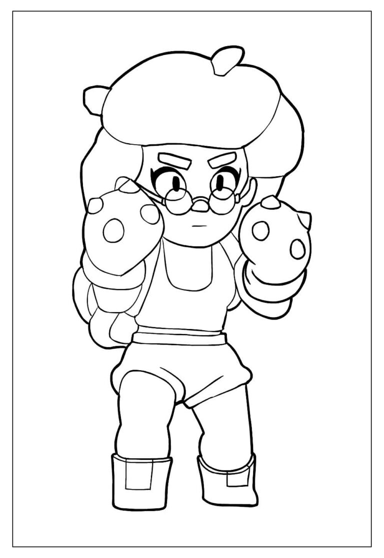Desenhos de Brawl Stars para Colorir e Pintar - Tudo Para Colorir