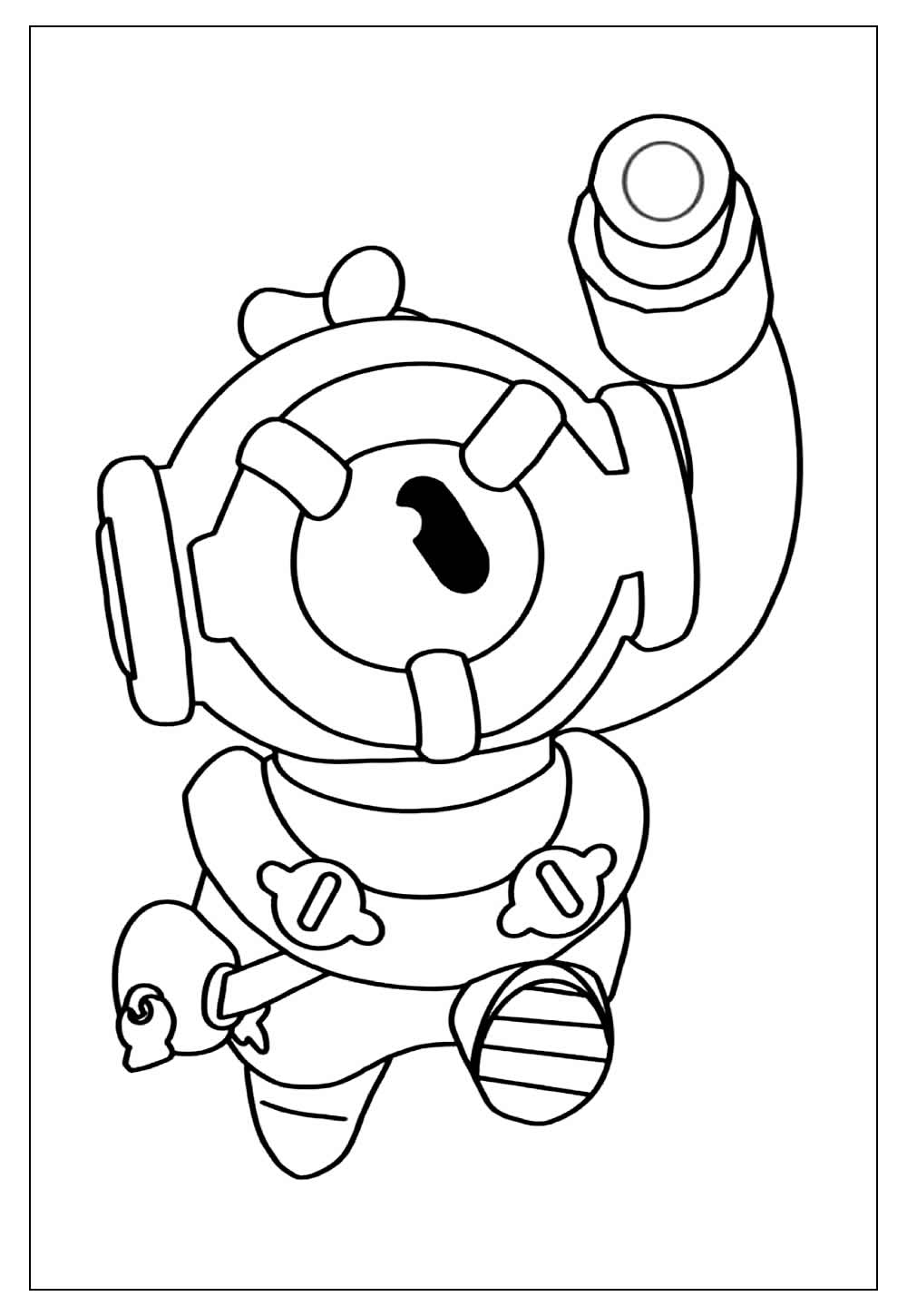 Desenhos de Brawl Stars para Colorir e Pintar - Tudo Para Colorir