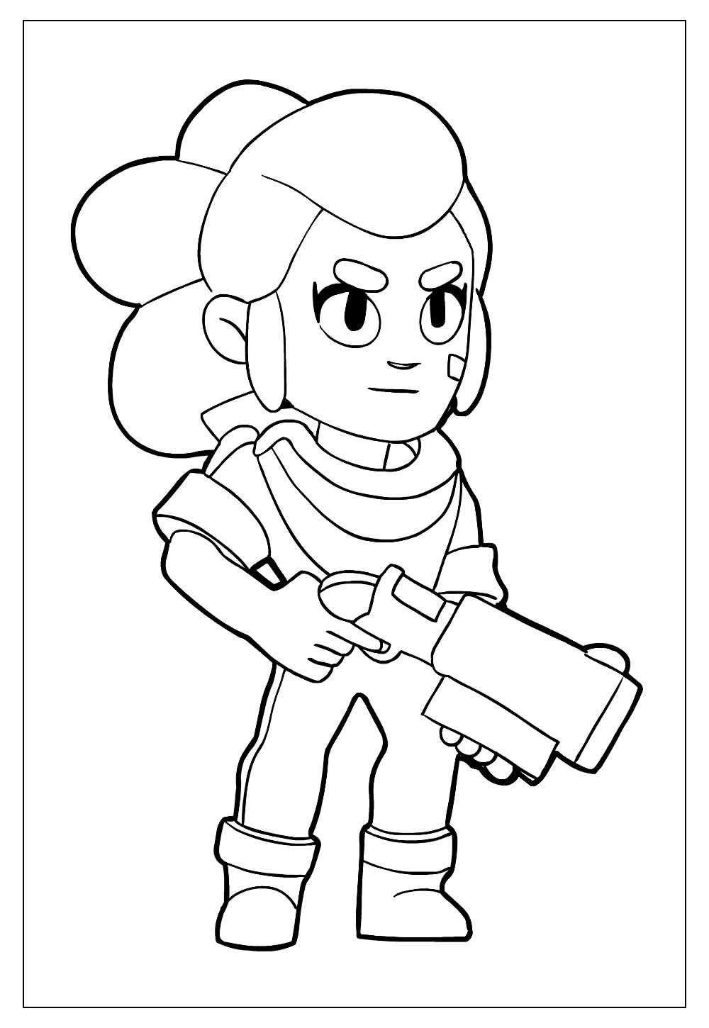Desenhos de Brawl Stars para Colorir e Pintar - Tudo Para Colorir