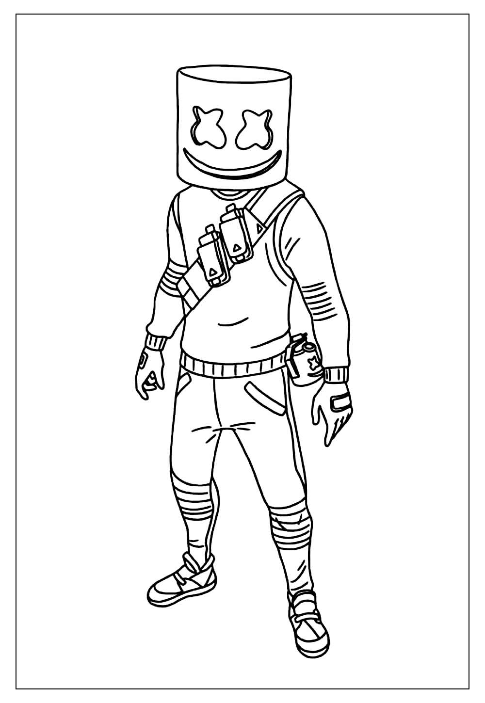 Desenhos de Fortnite para Colorir e Pintar - Tudo Para Colorir