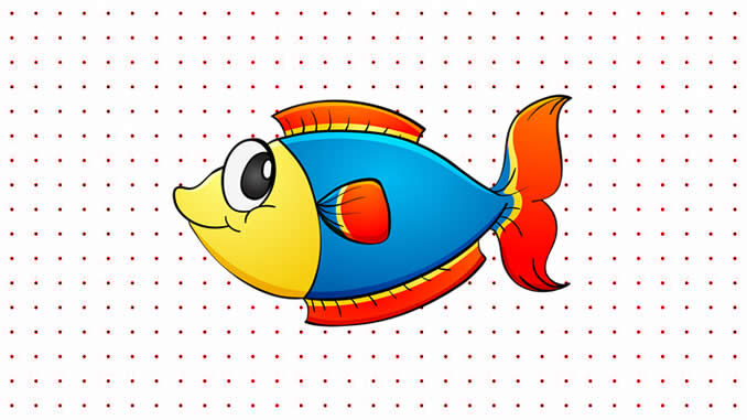 Desenhos de Peixes para Colorir