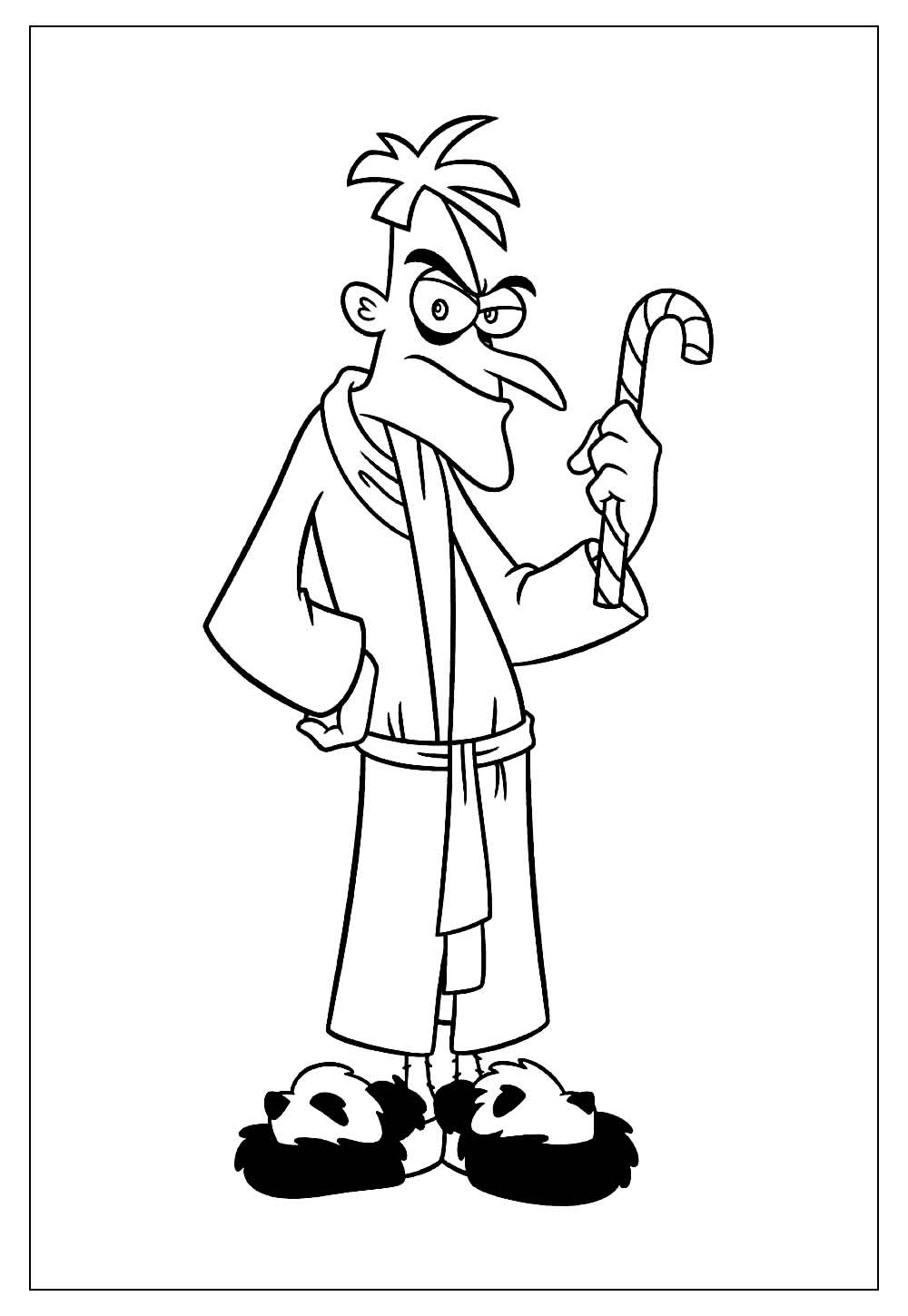 Desenhos de Phineas e Ferb para Colorir e Pintar