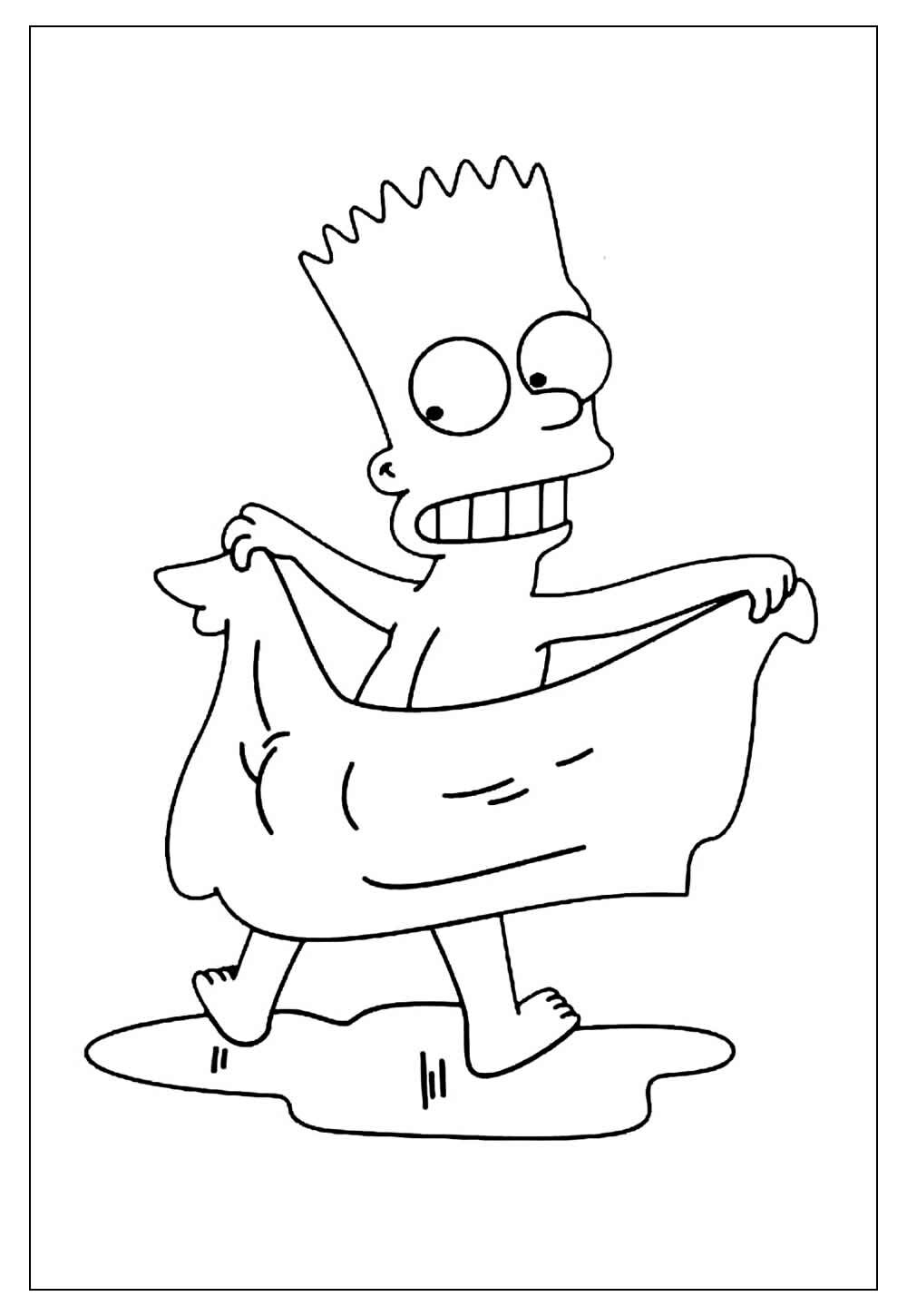 Desenhos dos Simpsons para Colorir e Pintar - Tudo Para Colorir