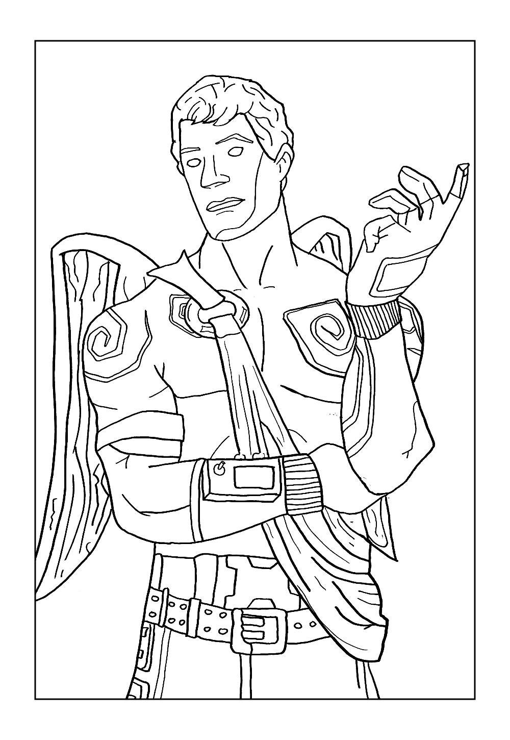 Desenhos de Fortnite para colorir