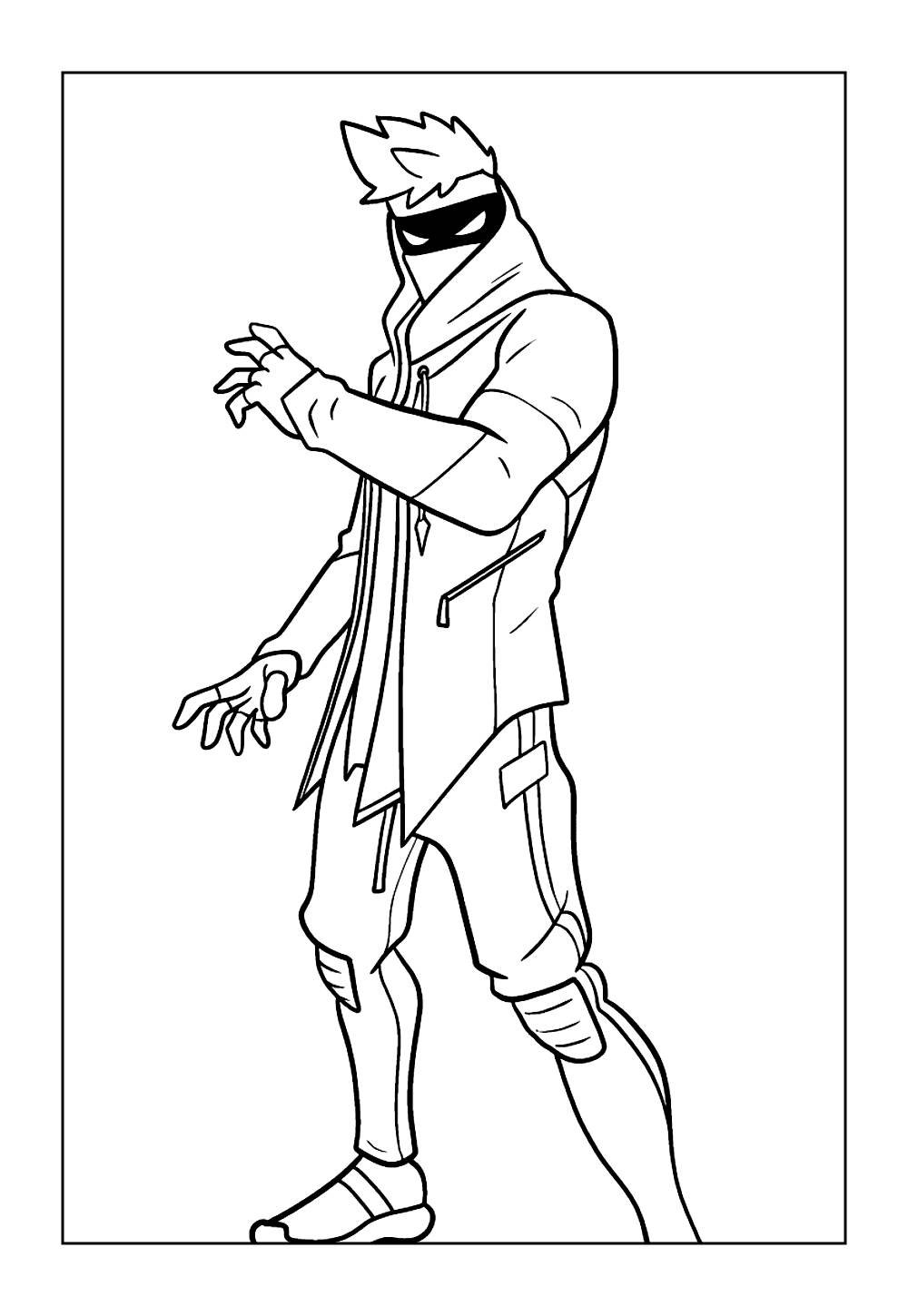 Desenho de Fortnite para colorir