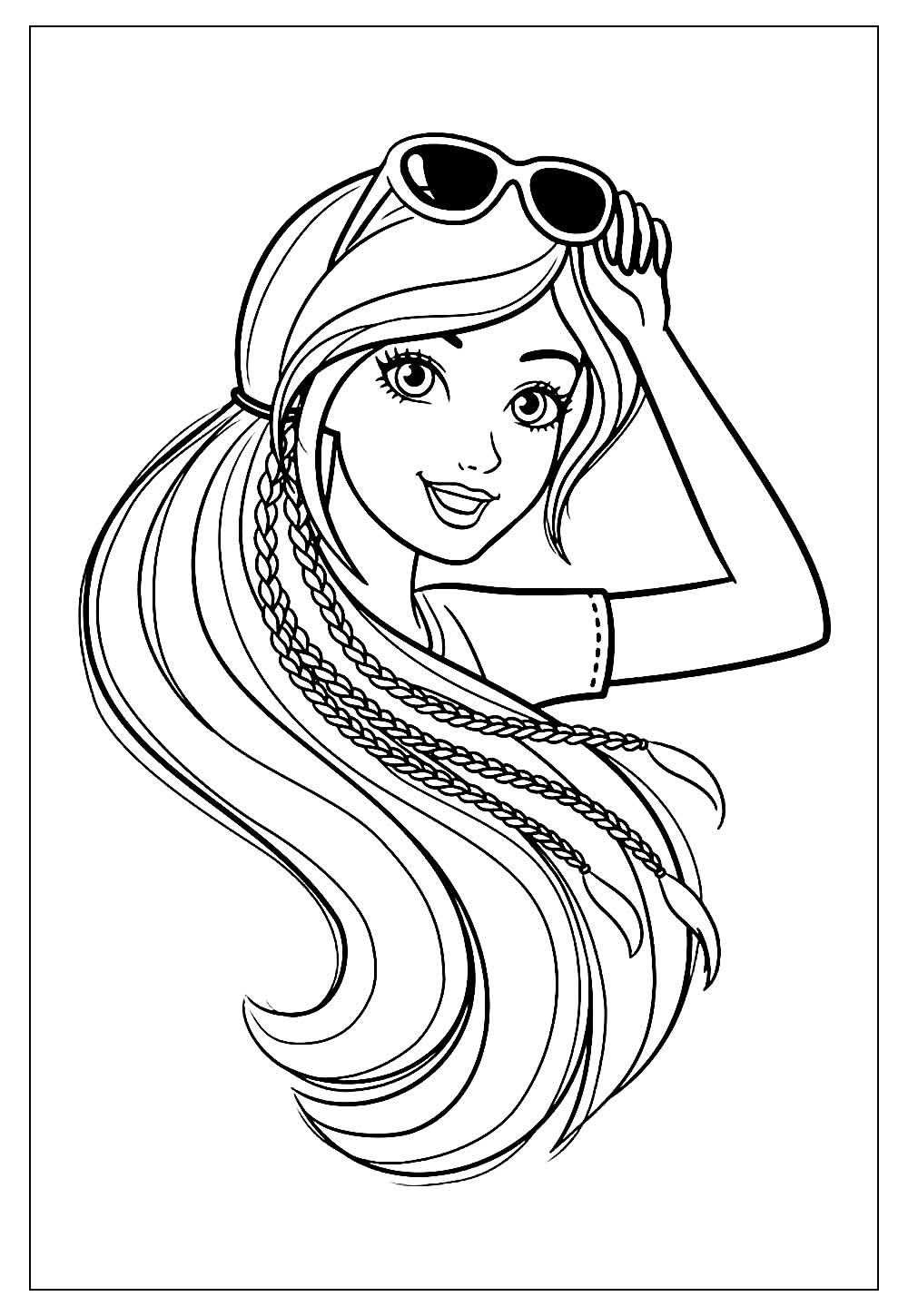 Desenhos da Barbie para Colorir e Pintar - Tudo Para Colorir