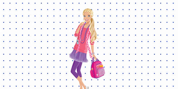 Imprimir para colorir e pintar o desenho Barbie - 4315