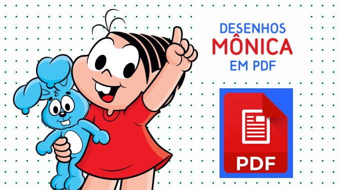 Desenhos da Mônica para Colorir em PDF