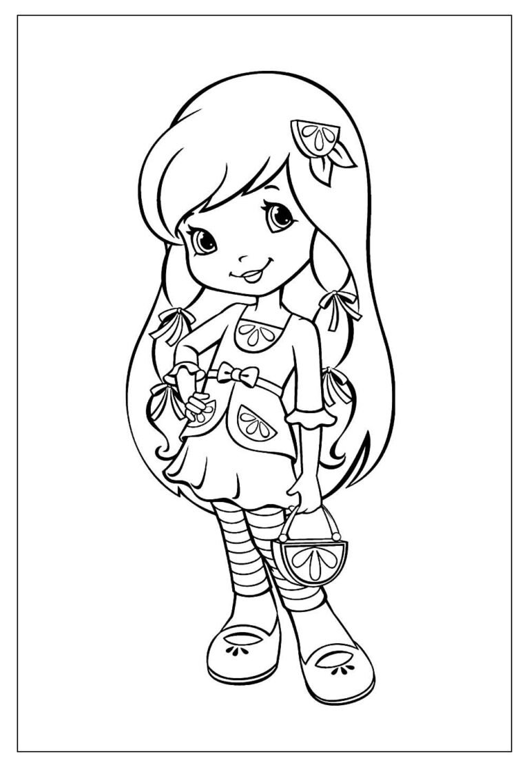 Desenhos da Moranguinho para Colorir e Imprimir