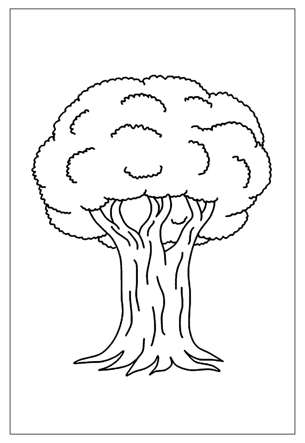 Desenhos de Árvore para Colorir e Pintar - Tudo Para Colorir