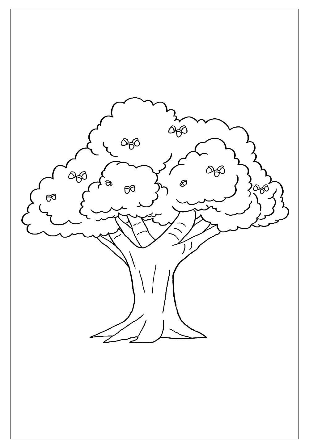 Desenhos de Árvore para Colorir e Pintar - Tudo Para Colorir
