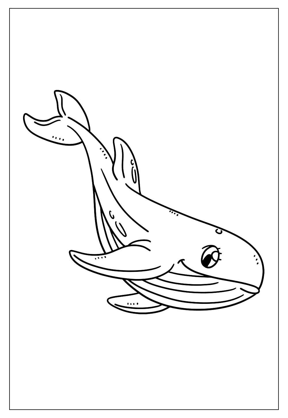 Desenho Baleia Colorir