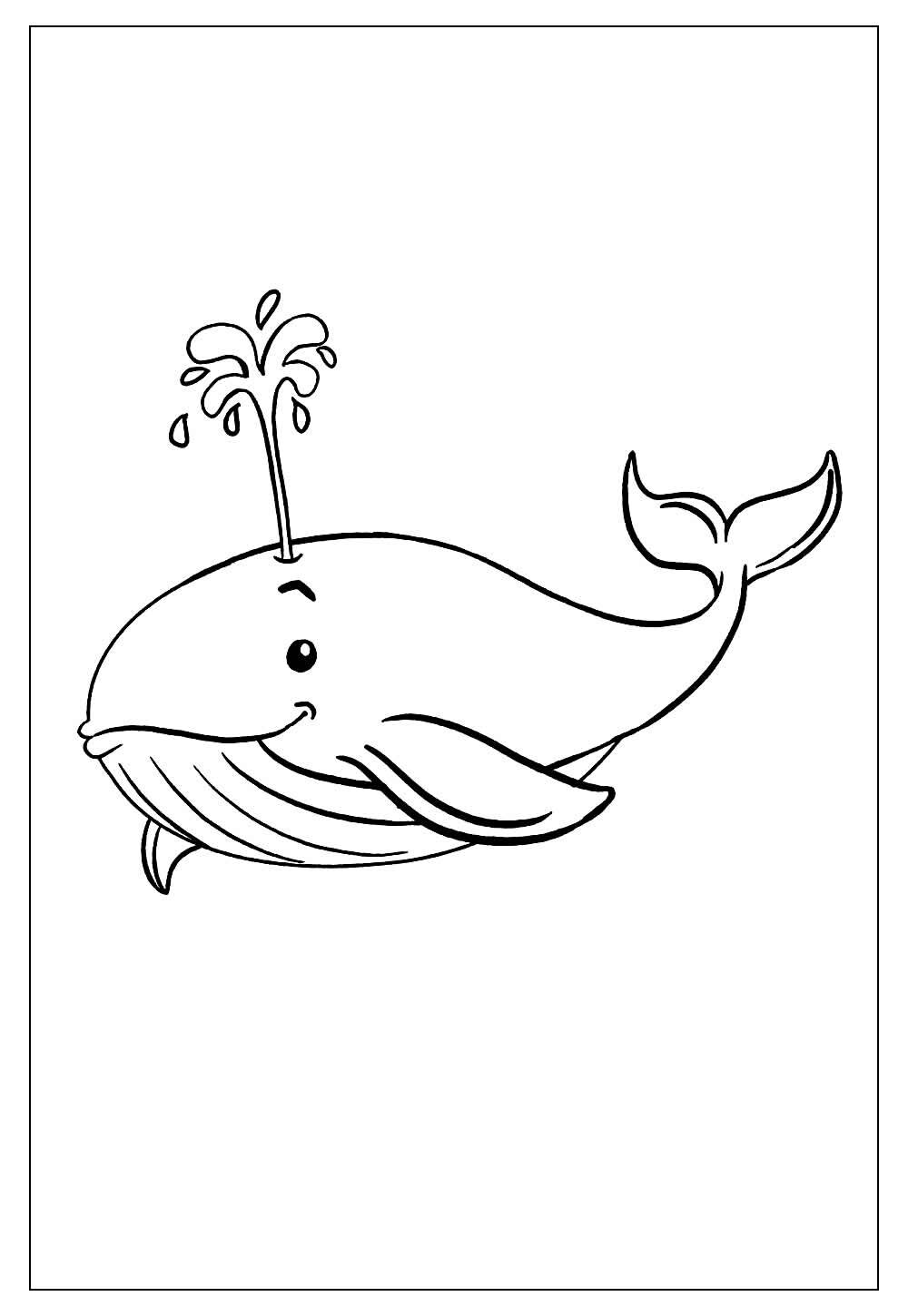 77+ Desenhos de Baleias para Imprimir e Colorir em Casa