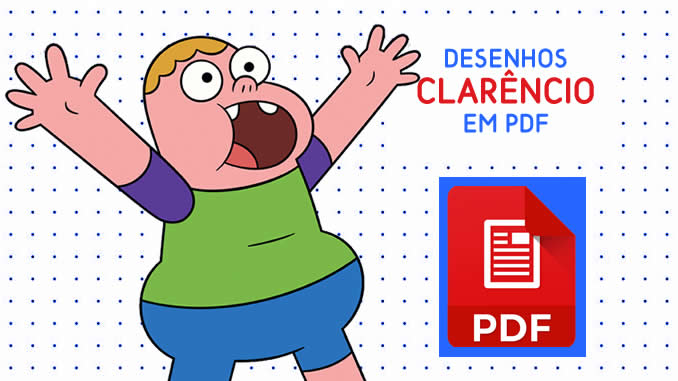 Desenhos de Clarêncio, o Otimista para Colorir em PDF