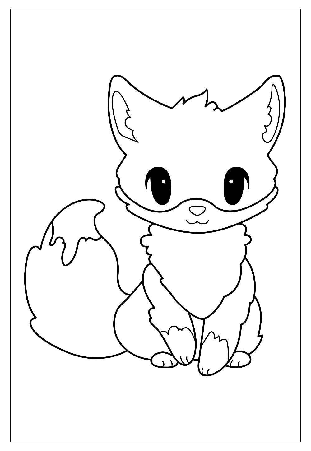 Desenho de Raposa-vermelha para colorir  Desenhos para colorir e imprimir  gratis