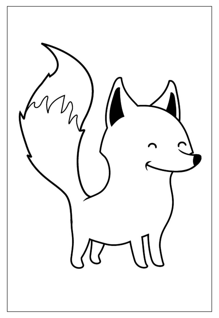 Desenhos de Raposa para Colorir e Imprimir - Tudo Para Colorir
