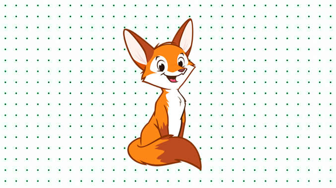 Páginas engraçadas para colorir raposas para crianças - GBcolorare